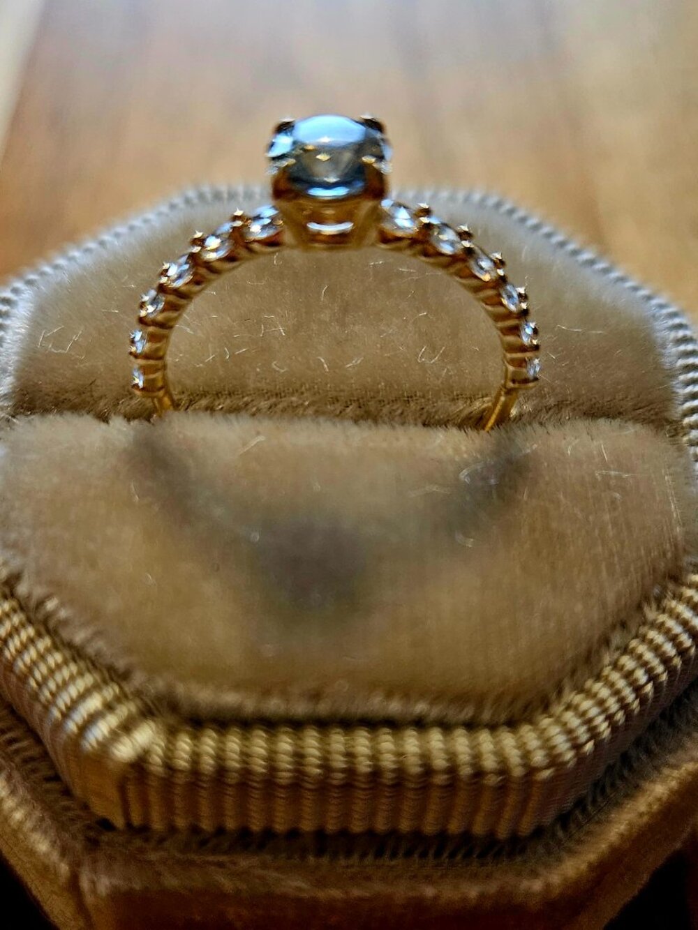 Stunning "one of a kind" Bluboho Engagement Ring